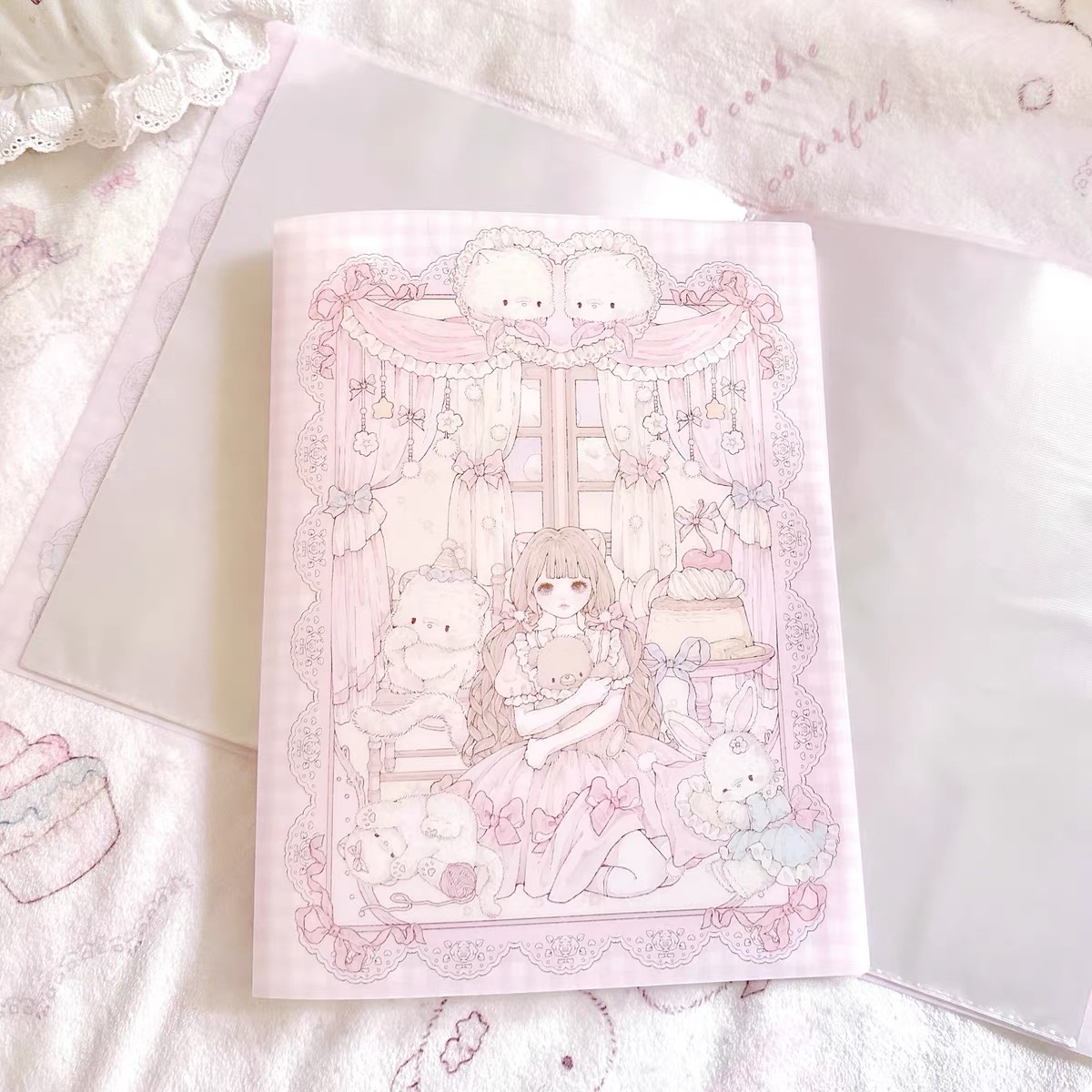 Binder Storage Box - 40 Pages A4 dessin animé grande
