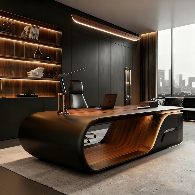 Office Furniture Manufacturers - Bureau de direction moderne de luxe