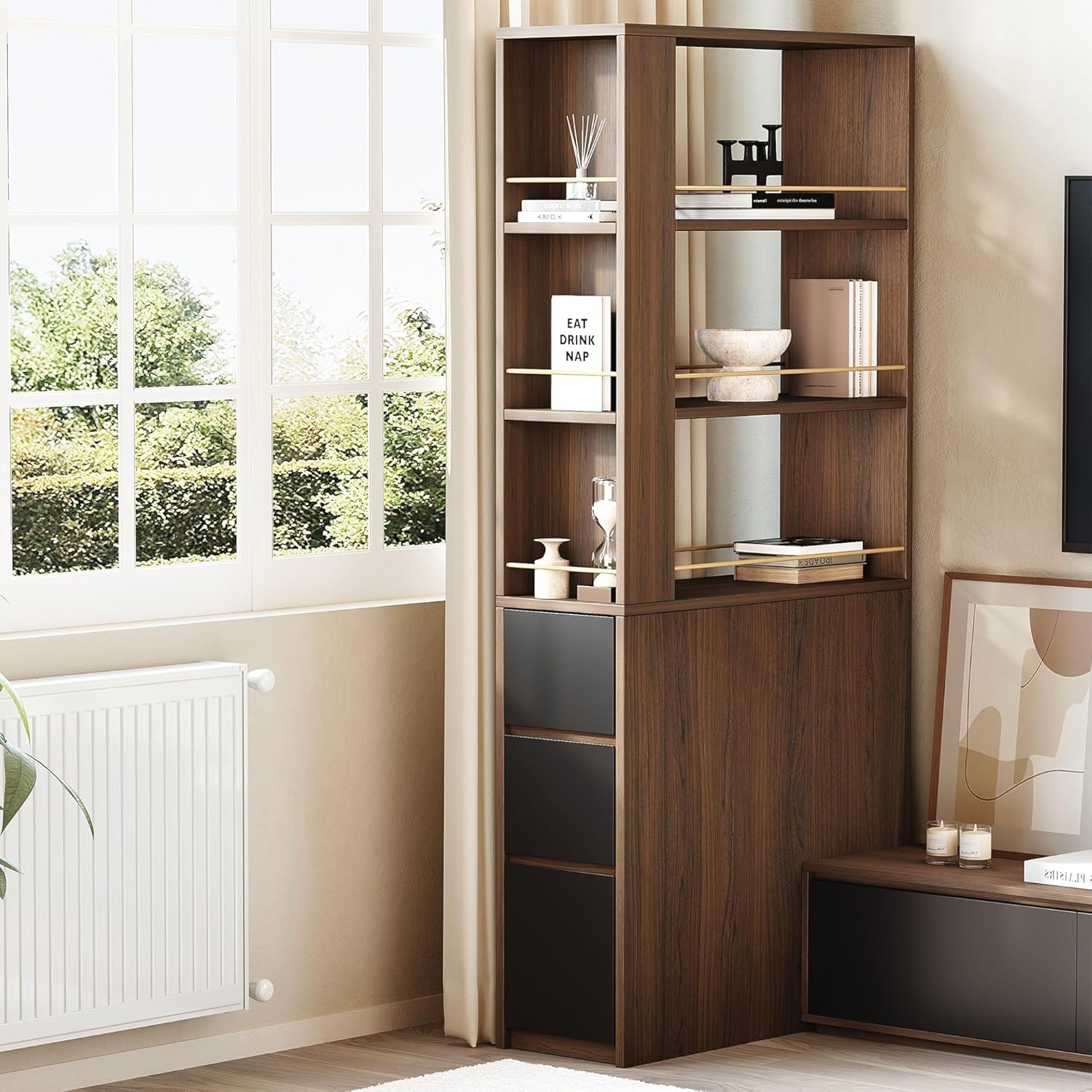Étagère d'angle de 71 pouces a - Office Furniture For Small Spaces avis et prix