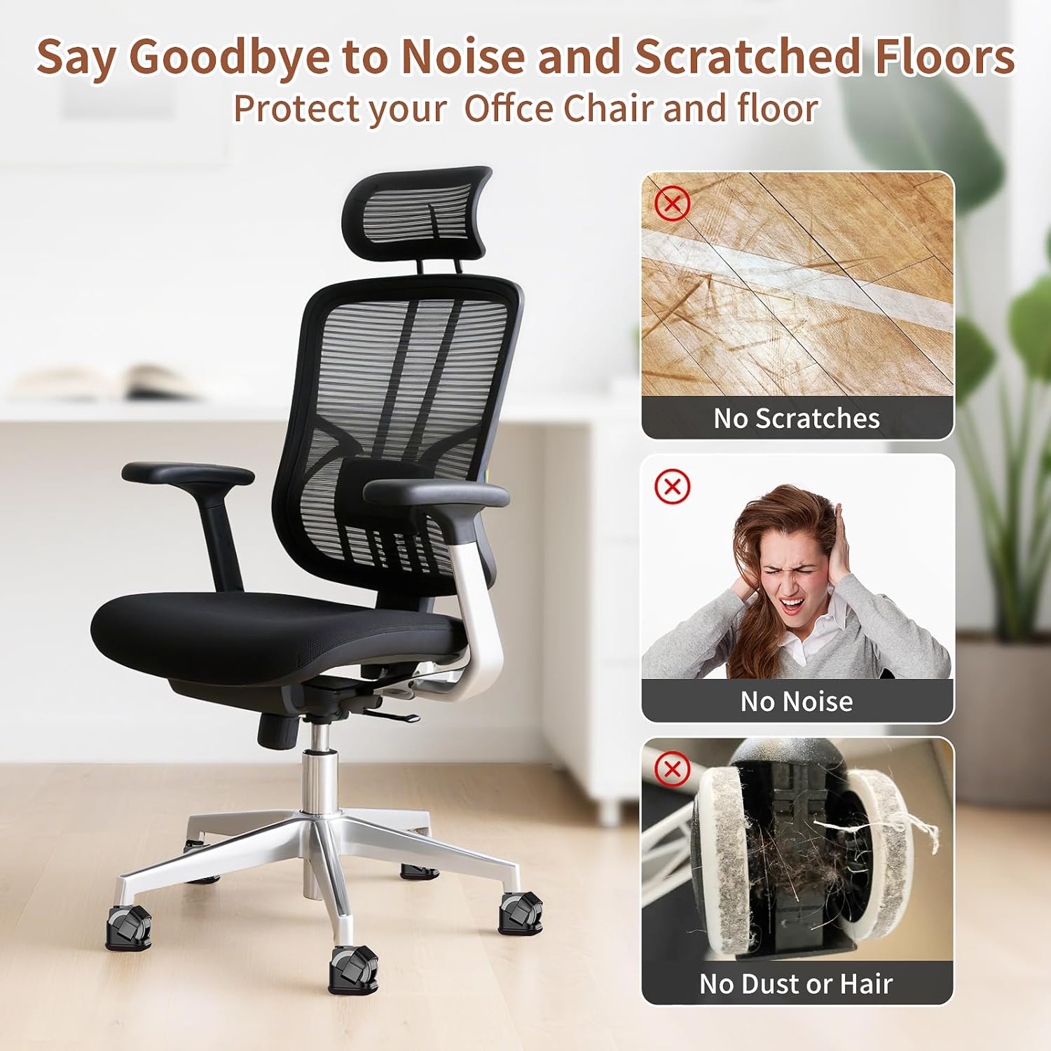 Lot de 5 protections pour pied - Office Furniture Warehouse avis et prix