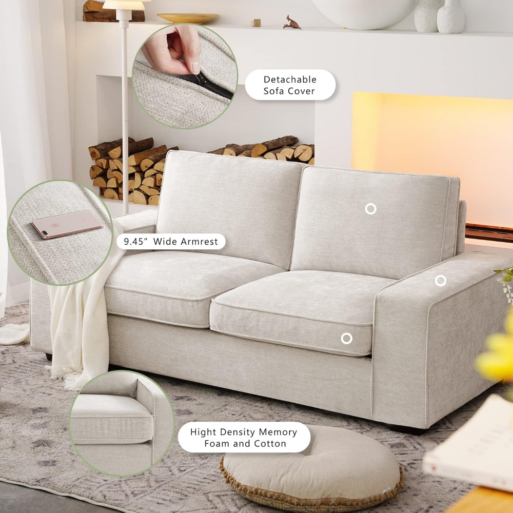 Canapé moderne de 88 pouces, c - Office Furniture Removal avis et prix