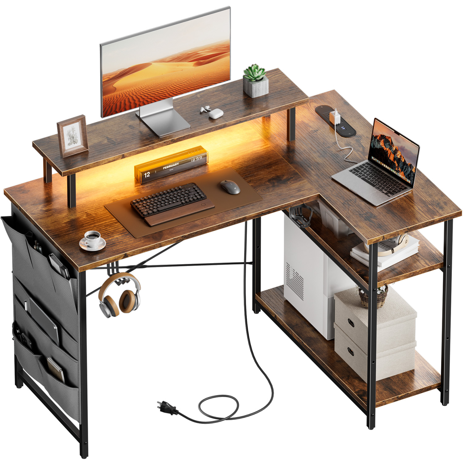Bureau d'ordinateur en forme d - Office Furniture Suppliers avis et prix