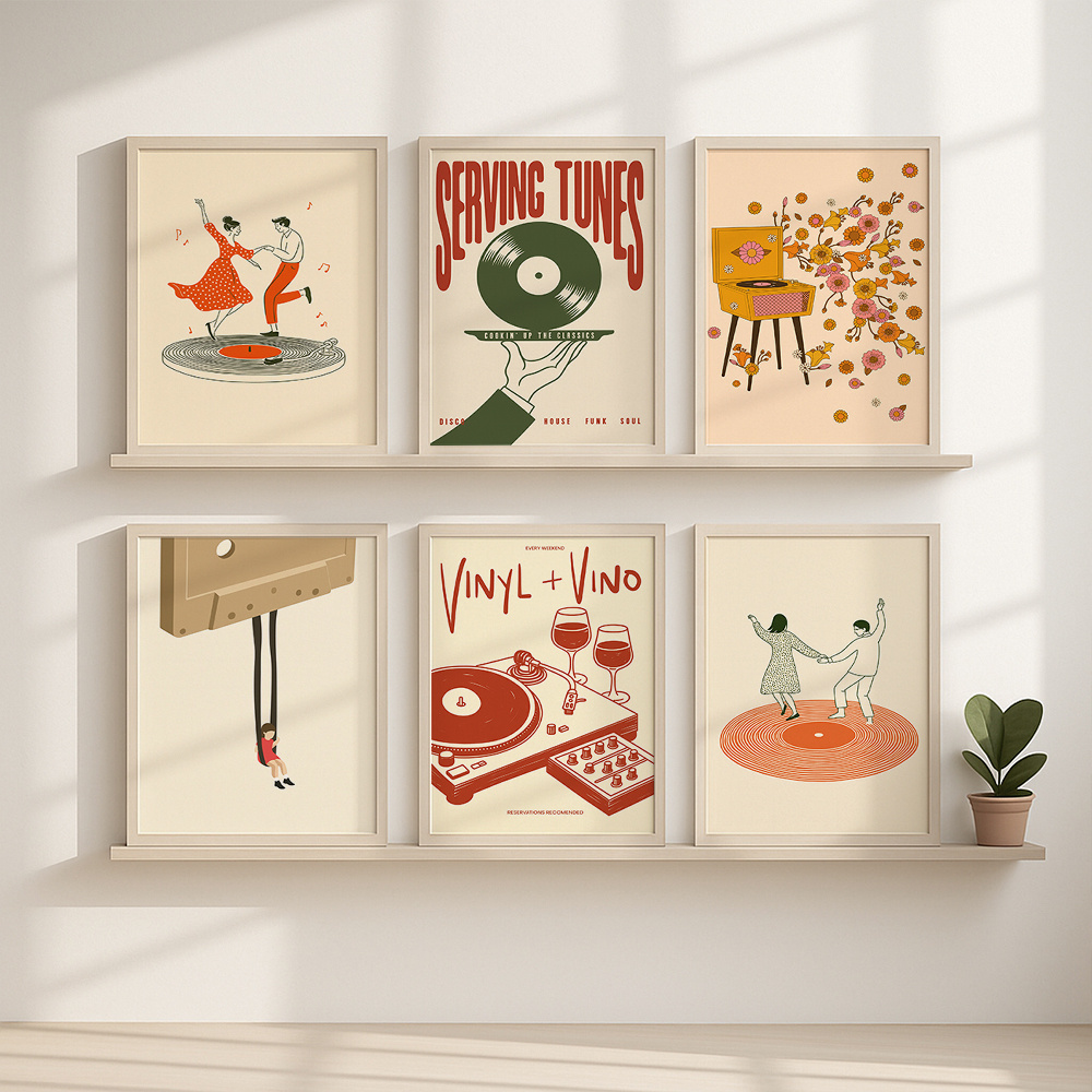 1 pièce Affiche murale vintage - Office Furniture Warehouse avis et prix