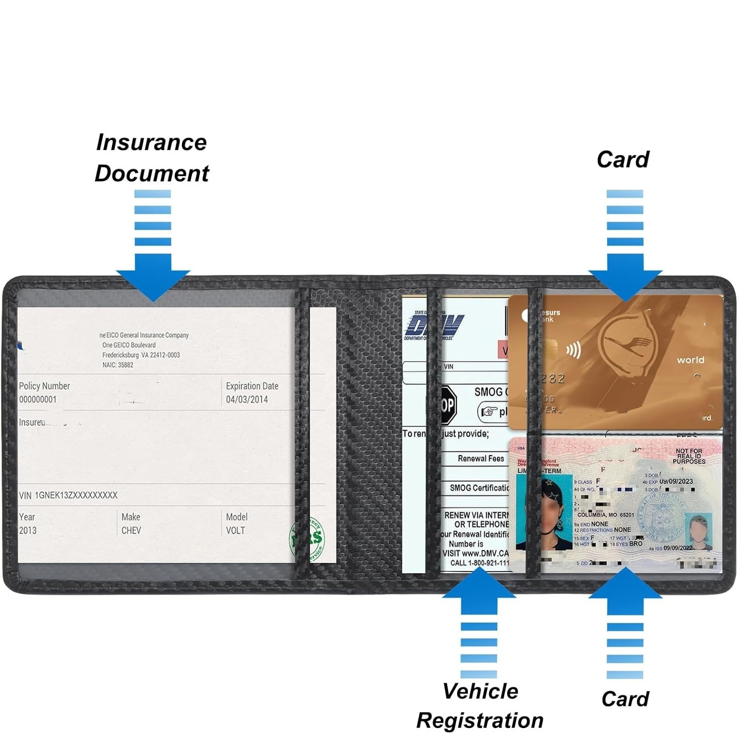 Porte-cartes d'immatriculation - Binder Storage Box avis et prix